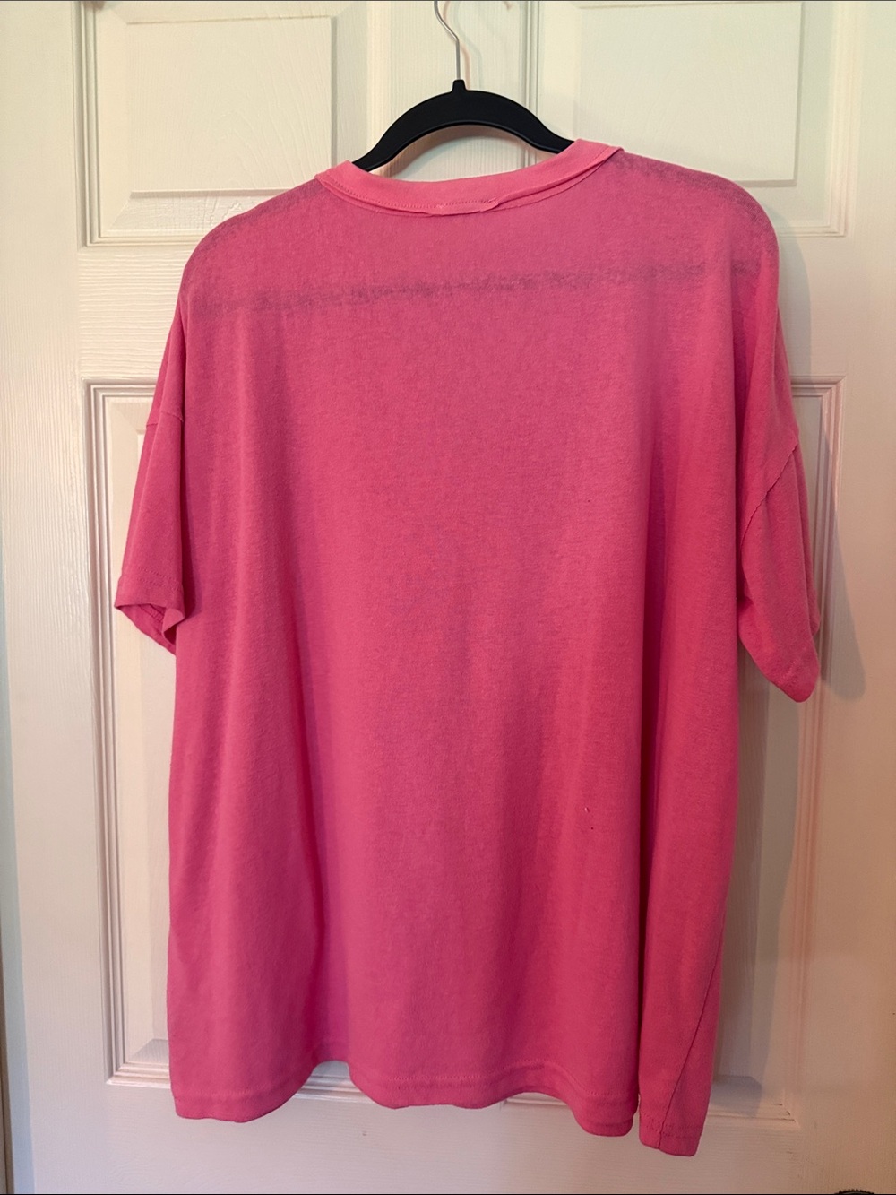 POL Pink V-Neck Short Sleeve Tee - Picture 3 of 3